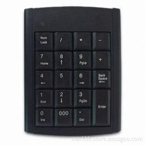 Numeric Keyboard, Supports Plug-and-play Function and Hot Swappable Capabilities
